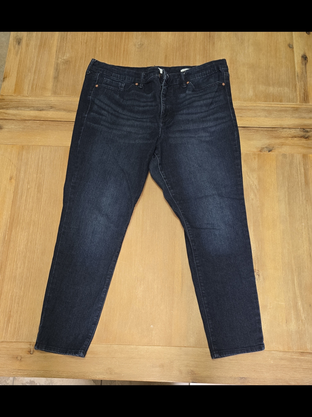sofia by sofia vergara Dark Blue Denim Skinny Ankle Jeans